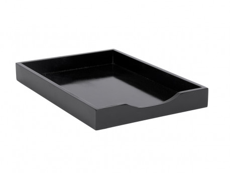 BANDEJA CORRESP.SIMPLES MAD.PRETA N.1