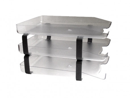 BANDEJA CORRESP.TRIPLA TRANSP.FIXA