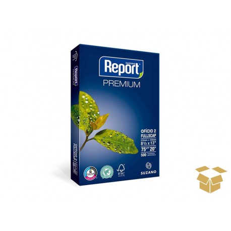 PAPEL OFII 75G.REPORT 216X330 10X500F.