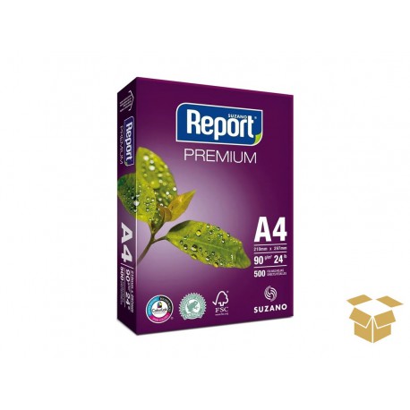PAPEL A4 90G.REPORT 210X297 05X500F.