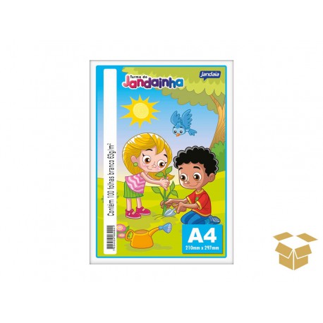 PAPEL A4 63G.BRANCO JANDAIA  50X100F.