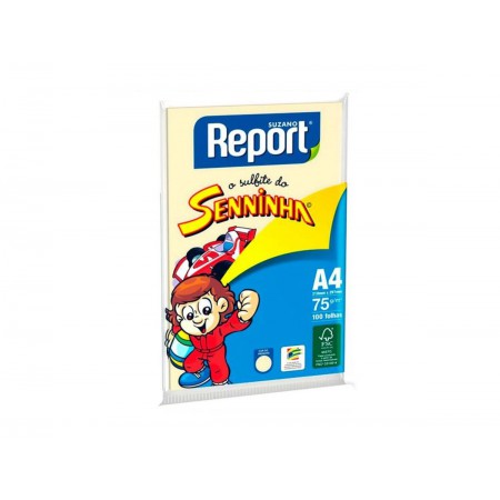 PAPEL COR A4 AMARELO...