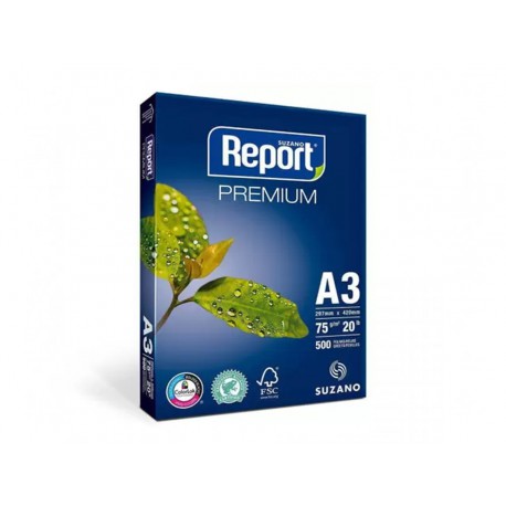 PAPEL A3 75G.REPORT 297X420 05X500F.