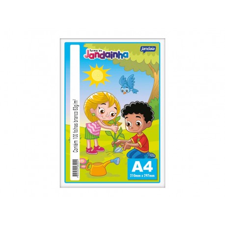 PAPEL A4 63G.BRANCO JANDAIA 100F.