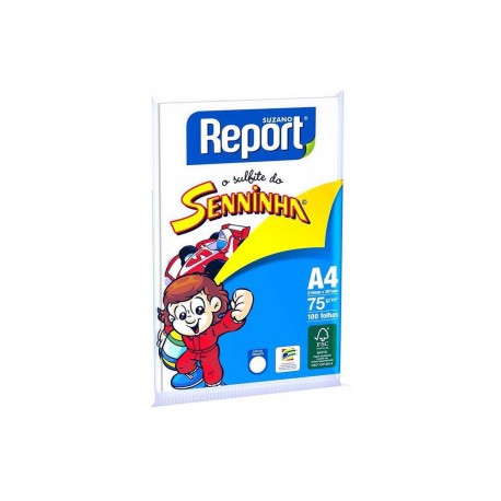 PAPEL A4 75G.REPORT 210X297 100F.