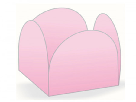 FORMINHA 4 PETALAS ROSA C/50