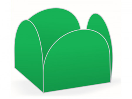 FORMINHA 4 PETALAS VERDE...