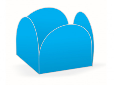 FORMINHA 4 PETALAS AZUL C/50