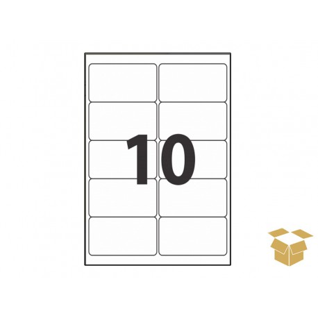 ETIQUETA J.T. 50,8X101,6X2 CARTA 10X100F