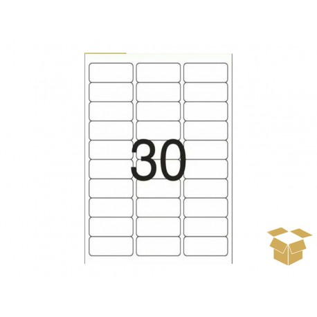 ETIQUETA J.T. 25,4X 66,7X3 CARTA 30X 25F