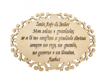 PLACA MDF 33X23CM.ORACAO...