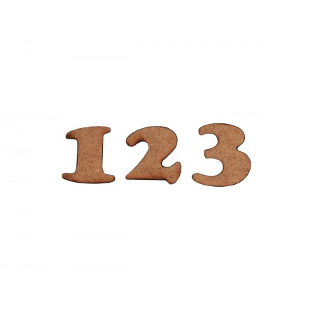 NUMEROS MDF 03CM.