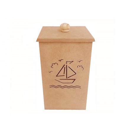 POTE MDF 07X07X12 BARCO GRANDE