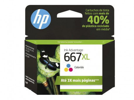 CARTUCHO HP 667XL 8ML. COLOR