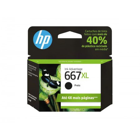 CARTUCHO HP 667XL PRETO...
