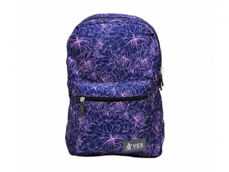 MOCHILA YES FLORES...