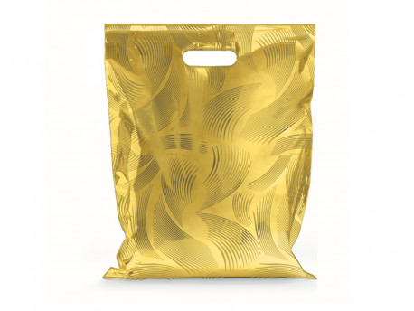 SACOLA LAMIN.45X57X3 OURO DIEP GIFT C/20