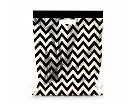 SACOLA LAMIN.45X57X3 PRETO...