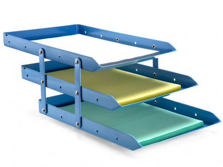 BANDEJA CORRESP.TRIPLA AZUL PASTEL MOVEL