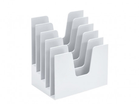 ORGANIZADOR PAPEIS/PASTAS BRANCO 5 DIV.