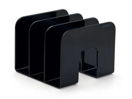 SUPORTE ORGANIZADOR LIVRO PRETO 3D.