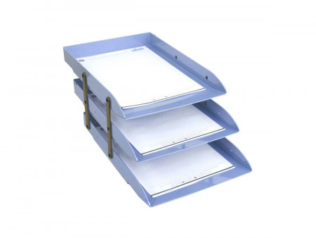 BANDEJA TRIPLA OFFICE AZUL...