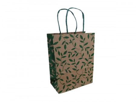 SACOLA PAPEL 26X19X9 VERDE...