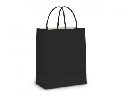 SACOLA PAPEL 31X12X39 PRETA...