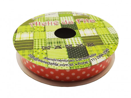 FITA TECIDO 14MM DECORATIVA 10 METROS