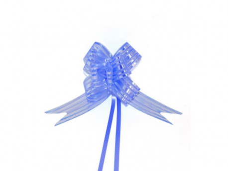 LACO PRONTO 1,8X35CM ORGANZA AZUL C/10