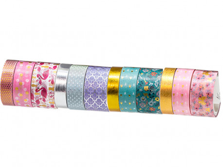 FITA ADESIVA SHINE WASHI SOUL 15MMX5M.