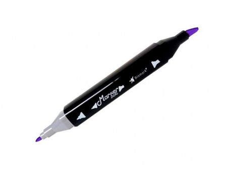 PINCEL MARCADOR 2 PONTAS ROXO-081