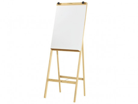 FLIP CHART+QUADRO BRANCO 1,80M MADEIRA