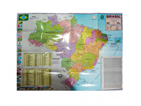 MAPA BRASIL POLITICO DOBRADO-1545