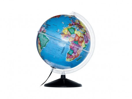 GLOBO 30CM.POLITICO PRISMA LED BASE PT