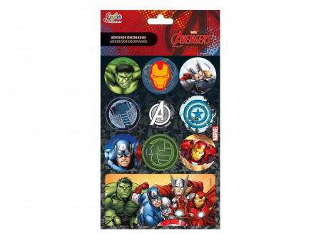 ADESIVO AVENGERS C/10