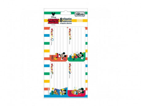 ETIQUETA ESCOLAR MICKEY C/8