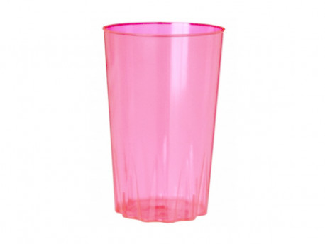 COPO ACRILICO 430ML.ROSA CLARO C/10