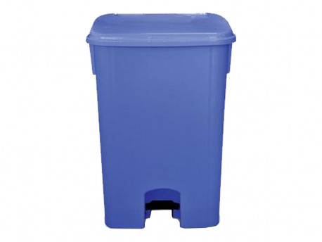 LIXEIRA  15L.AZUL 30X23X37CM.PEDAL
