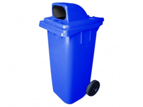 LIXEIRA 120L.AZUL 48X56X107TP CHAM.GARI