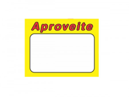 PLACA PVC  6,5X8 APROVEITE...