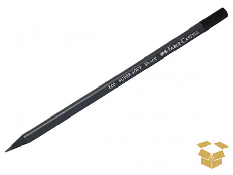 LAPIS PRETO FABER SUPERSOFT BLACK HB C72