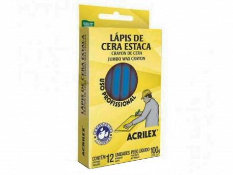 GIZAO CERA ESTACA AZUL TURQUESA C/12