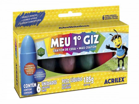 GIZAO CERA 06 CORES GROSSO...