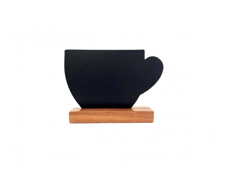 QUADRO ESCRITA XICARA PRETA PP.33X21CM.