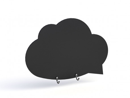 QUADRO FORMATO NUVEM CONVERSA-NEGRO