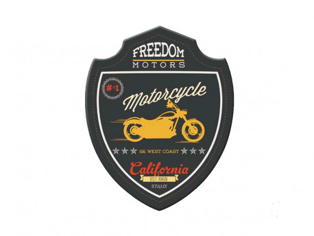 QUADRO DECORADO MOTORCYCLE 44X35