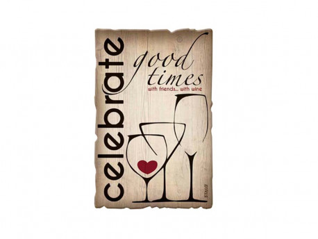 QUADRO DECORADO GOOD TIMES CELEBR.53X35