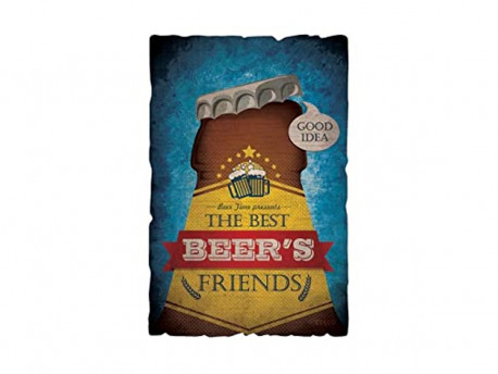 QUADRO DECORADO THE BEST BEERS 53X35 X