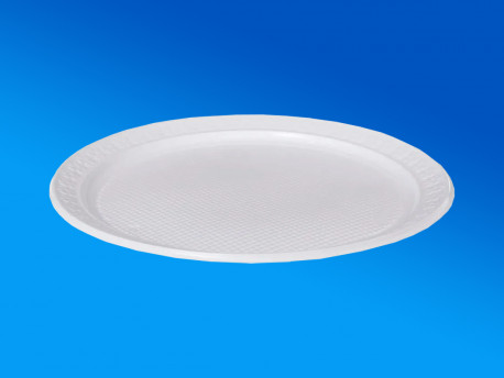 PRATO 26CM.PLAST.BRANCO ALTACOPO C/10
